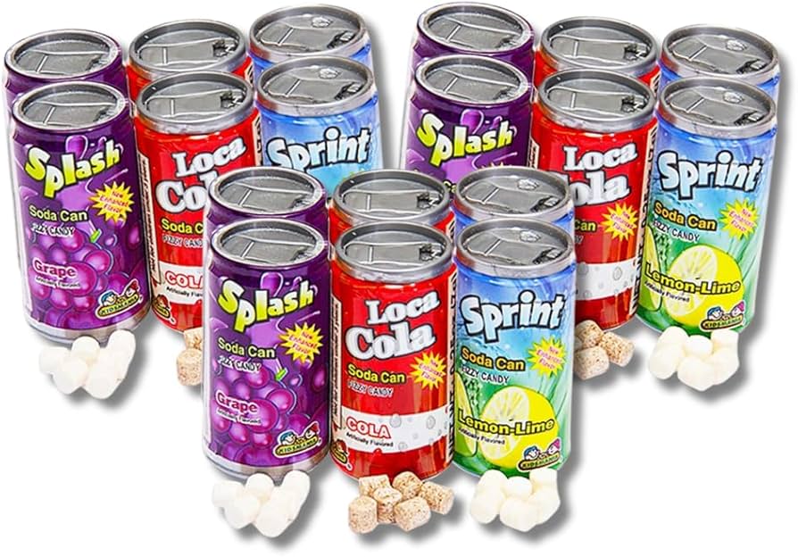 Amazon.com : Kidsmania Soda Can Fizzy Candy - Gift Pack of 3 Amazon.com : Kidsmania Soda Can Fizzy Candy - Gift Pack of 3